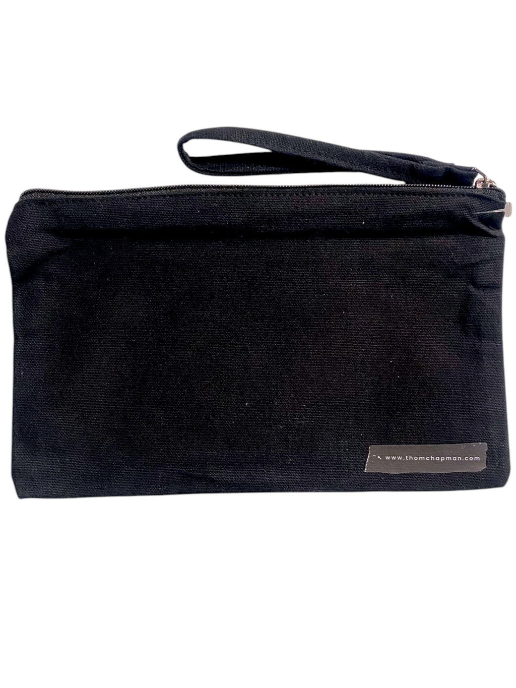 Thom Chapman Cheshire Cat Warhol (Red) Zipper Tote Pouch (Black)