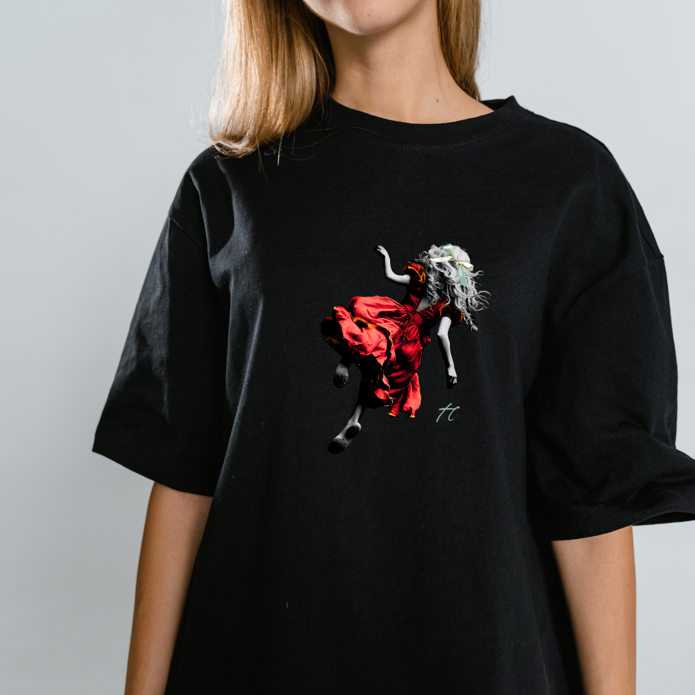 Unisex short sleeve t-shirt [falling Alice]